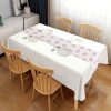 pink strawberry table runner for parties, strawberry short cake theme