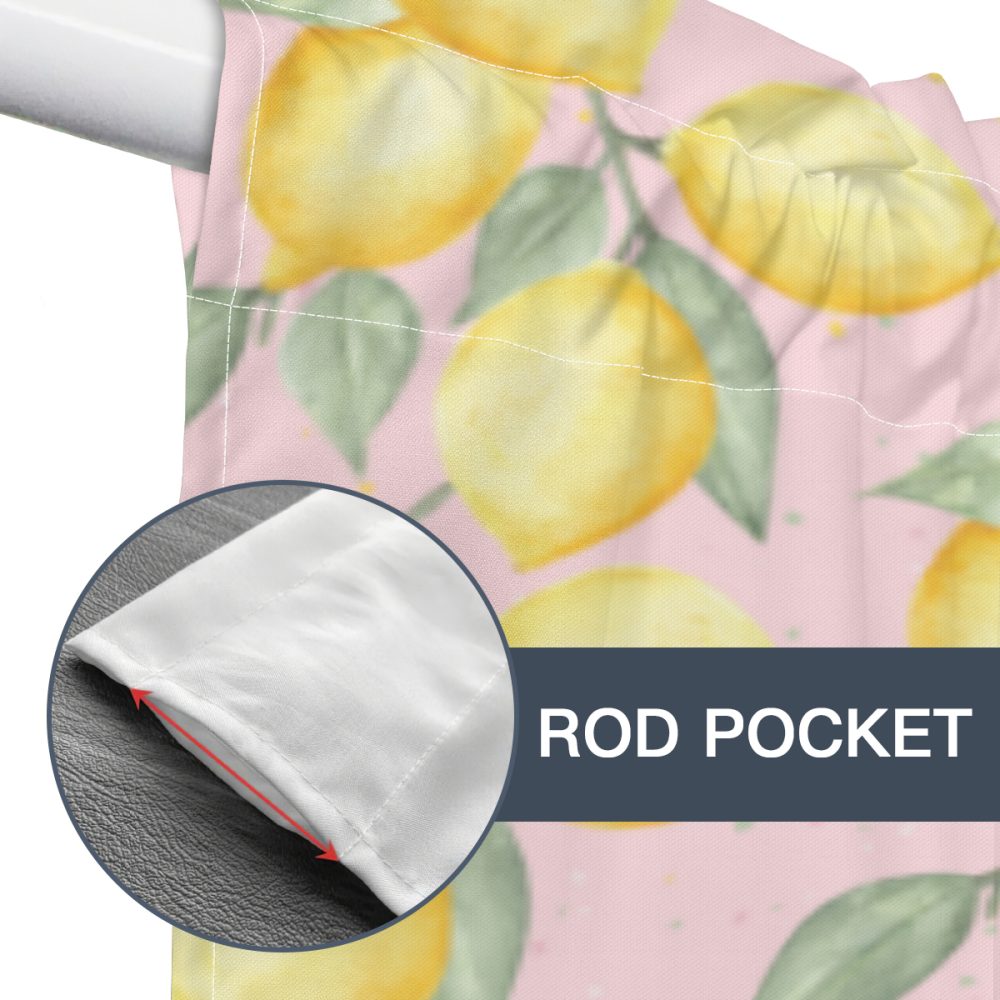 Pink Lemon Window Valance - Image 3